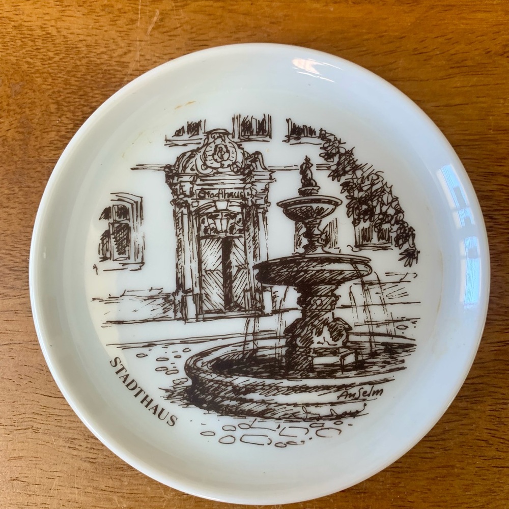 Limited Edition Plates West Germany Spinnradel Stadthaus Pfalzgalerie - Picture 7 of 7